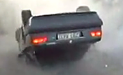 Destruction Video: Stupid Burnouts Followed by Stupid Roll Overs